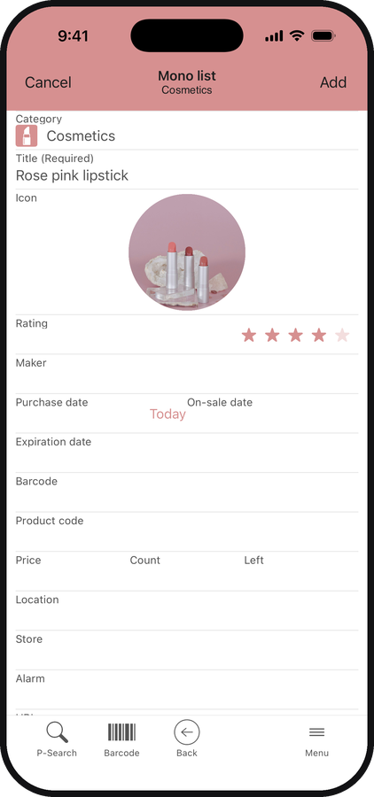 monoca — 01 · 등록